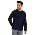 thumbnail image 2 of Inkmeso T-Shirt à Col Rond Coupe Régulière pour Homme, Raglan Uni à Manches Longues, 2 of 7