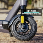 GOTRAX G5 High Speed Adult Electric Scooter, 500W 48V, 10 Air-Filled Tires, LED Headlight, Double Suspension, Grey
