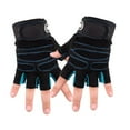 thumbnail image 2 of Cheers.US 1 Pair Workout Gloves Gym Gloves Weight Lifting Gloves for Men Women with Full Palm Pad Strong Wrist Wraps Support Enhanced Grip for Fitness Training Weightlifting Exercise, 2 of 7
