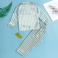 thumbnail image 6 of Zanarzt Valentines Day Pajamas Toddler Girls Pajamas Silk PJS Set Satin Sleepwear Long Sleeve Jammies for Kids Button Down Nightwear Loungewear Light Blue,3-4 Years, 6 of 9