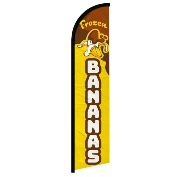 Frozen Bananas Windless Banner Flag