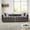 Gray, variant on 83" Premium Velvet Fluffy Modular Sectional Loveseat Sofa, Modern Mid-century Modular Sofa with Endless Configurations, Deep Seat Cloud Sectional Couch with Sturdy Support for Living Room, Black