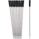 thumbnail image 1 of 10 Pieces Metal Fine Nib Ball-Point Pen Refills Biros Parts for Student Stationery 11.5cm, 1 of 3
