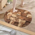 thumbnail image 4 of Bcylexb Bath Mats for Bathroom, 16"x 24" Soft Absorbent Diatomaceous Floor Mat Fake Wood Grain Rugs for Bedroom Kitchen Sink Shower, 4 of 6