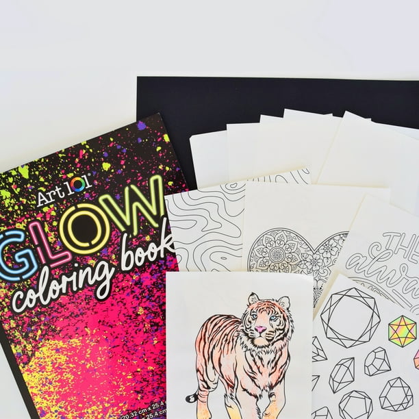 Art 101 Glow and Neon Drawing and Painting Art Set for Children