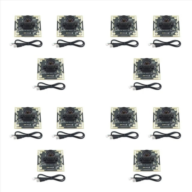 Módulo de Cámara de 12 Piezas 100 Grados OV9732 Cable de 2 M 1280x720 30 Fps, para DIY Autodarts.Io, Unidad USB Gratis