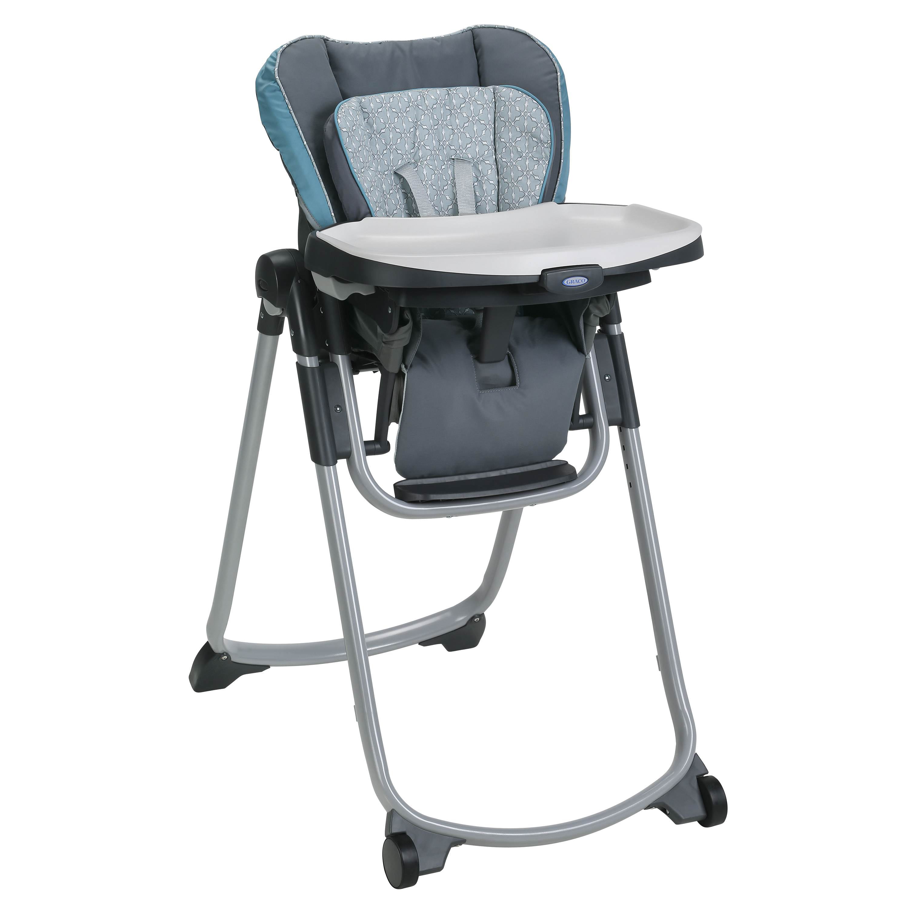 Graco Ultra Slim Folding High Chair Snacker Compact Reclining Seat Whisk  786634875732