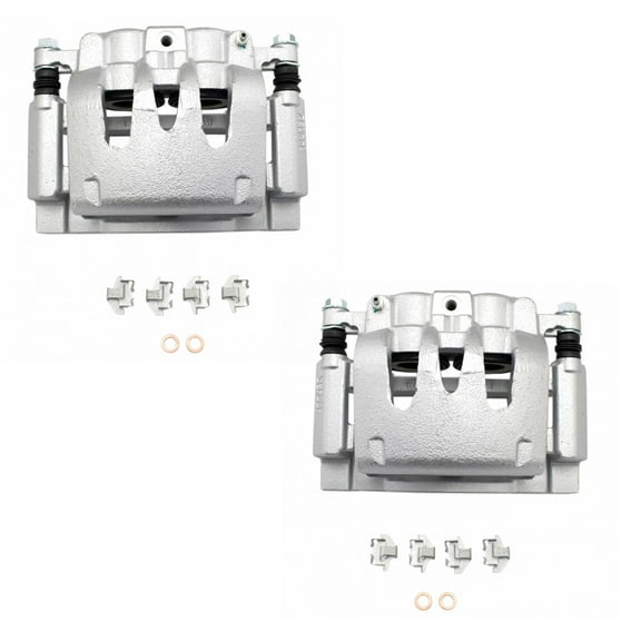 TRQ Rear Brake Caliper Set Compatible with 2006-2012 Ford F-250 Super Duty F-350 Super Duty