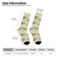 thumbnail image 2 of Balery Twig Sloth Calcetas Largas con Estampado para Hombre y Mujer – Suaves y Transpirables, Talla Única (US 5-11), 2 of 6