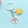 thumbnail image 3 of Coworkers Keychain Ring Colleague Friends Key Chain Companion Keyring Moving Away Appreciate Silver, 3 of 6