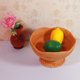 thumbnail image 2 of Plato alto de fruta de ratán, plato de almacenamiento, plato de fruta, canasta de almacenamiento de dulces, bocadillos de frutos secos, bocadillos de escritorio, 2 of 5
