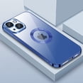thumbnail image 1 of SaniMore for iPhone 14 6.1" 2022 Case with Lens Flim + Dust Cover Anti-greasy Anti-fingriprint All-inclusive Drop Resistant Ultra-thin Rugged Electroplated Case For iPhone 14, Darkblue, 1 of 8