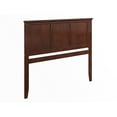 thumbnail image 3 of AFI Madison Queen Solid Wood Panel Headboard, Walnut, 3 of 7