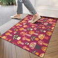 thumbnail image 4 of Colorful Spotted Mushroom Red Pattern Door Rugs,Washable Non Slip Door Mats Indoor,Decorative Door Mats,Entry Mat Indoor for Entrance,Bedroom,Kitchen,Bathroom,17"x30", 4 of 6