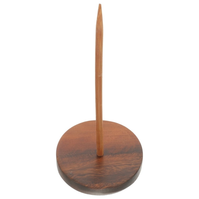 SKISUNO Wood Receipt Holder for Storage Sturdy Brown Ticket Spike Suitable for Restaurant and Office Use 7.5 Inches