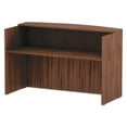 thumbnail image 3 of Alera Valencia Series Reception Desk with Transaction Counter, 71" x 35.5" x 42.5", Modern Walnut, 3 of 5