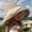 Khaki, variant on HAIJIE travel hat Sun Hats For Women Men Wide Brim Beach Hat Summer Outdoor Casual Sun Hat Adjustable Comfortable Lightweight Beach Hat Visor Woven Cowboy Hats for Women Cowboy Hat with String Garden