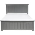 thumbnail image 2 of Pemberly Row Full Traditional Styled Wooden Panel Bed in Gray, 2 of 9