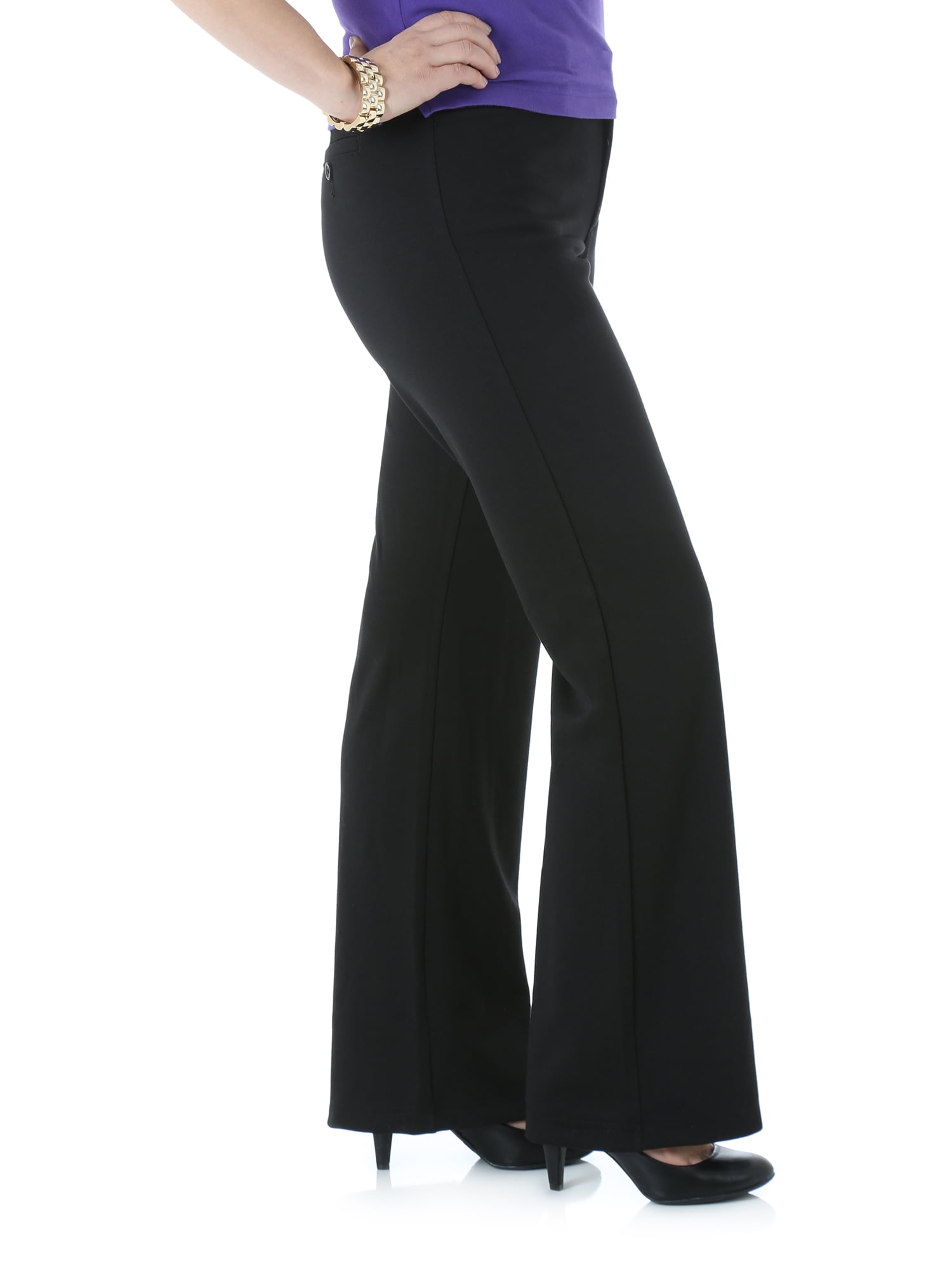 Lee Riders Women s Ponte Knit Straight Leg Pant Walmart