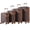 Chocolate, variant on Kojooin 4 Piece Hardshell Expandable Suitcase Set with TSA Lock and Spinner Wheels, Chocolate