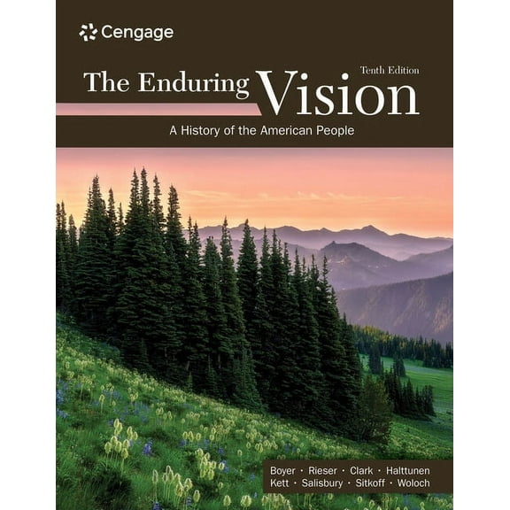 Mindtap Course List The Enduring Vision: A History of the American People, (Hardcover)