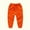 Orange, variant on Toddler Boys Girls Toddler Jogger Pants Elastic Waist Cotton Sweatpants Winter Warm Pants Lounging Bottoms with Pocket