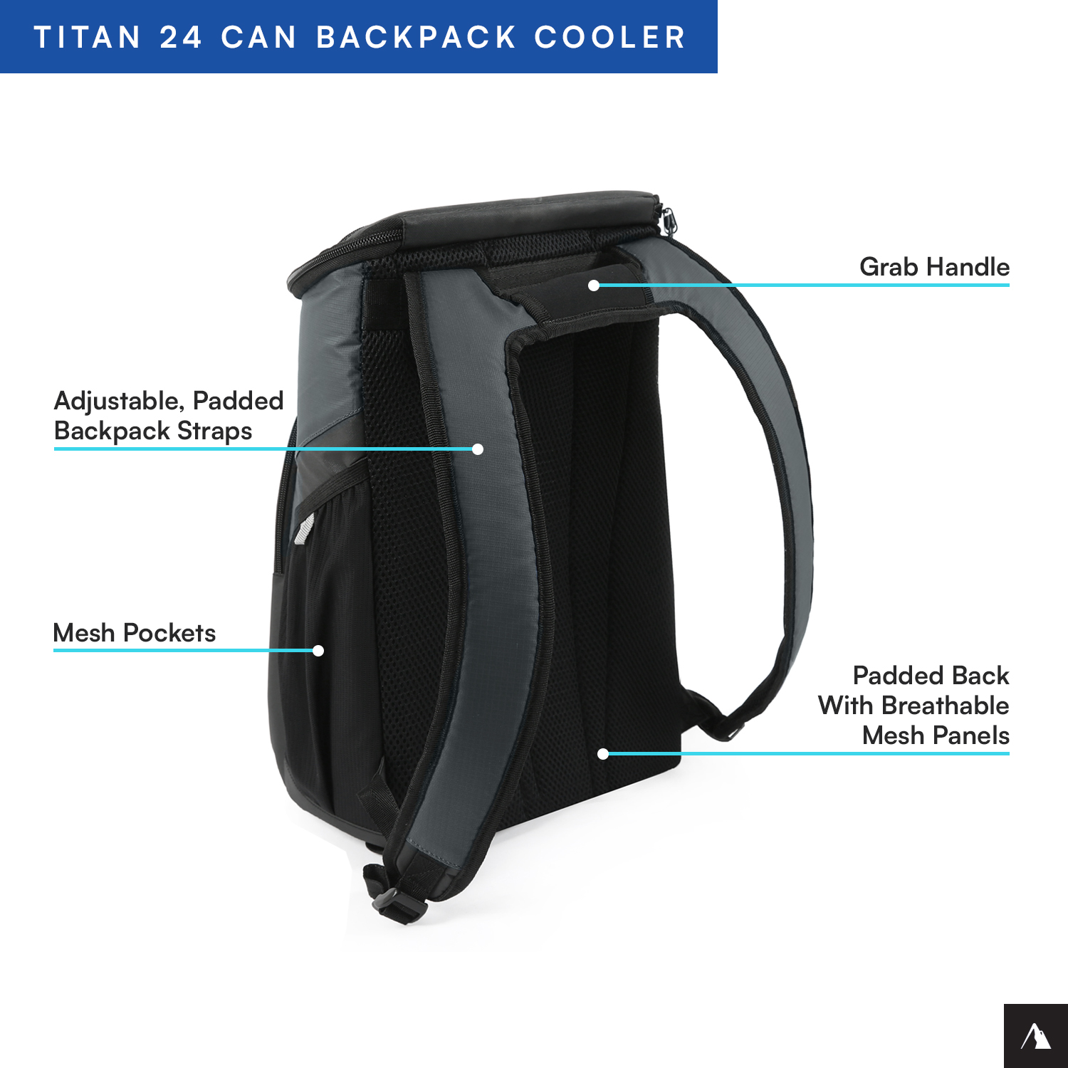 Titan by Arctic Zone 24-Can Backpack Cooler photo 5