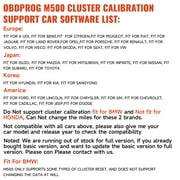 OBDPROG Doctor M500 Car Odometer Mileage Correction OBD2 Scanner Code Reader Diagnostic Oil Service Reset Tool