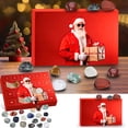 thumbnail image 2 of Unleash The : Christmas Countdown 24 Days Blind Filled With Colorful Stone Gifts! Shower Clocks 60 Visual Timer Christmas Lights with Timer for Small Areas Large Countdown Timer Clock Snowflake Lights, 2 of 4