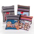 thumbnail image 3 of Crossbody Bag Fashion Ethnic Style Owl Pattern Zipper Shoulder Bag for Women, 3 of 5