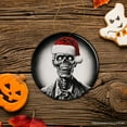 thumbnail image 4 of Ghastly Undead Zombie with Santa Hat Ornament, Eerie Christmas Gift for Horror Lovers, 4 of 6
