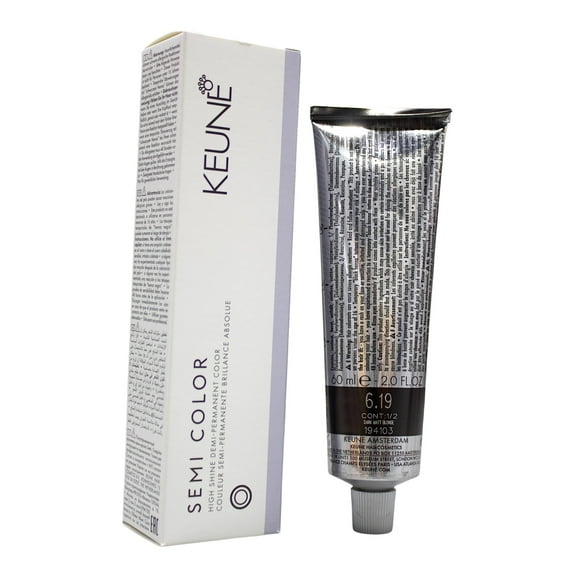 Keune Semi Color 6.19 Demi-Permanent Color Dark Matt Blonde 2 Oz
