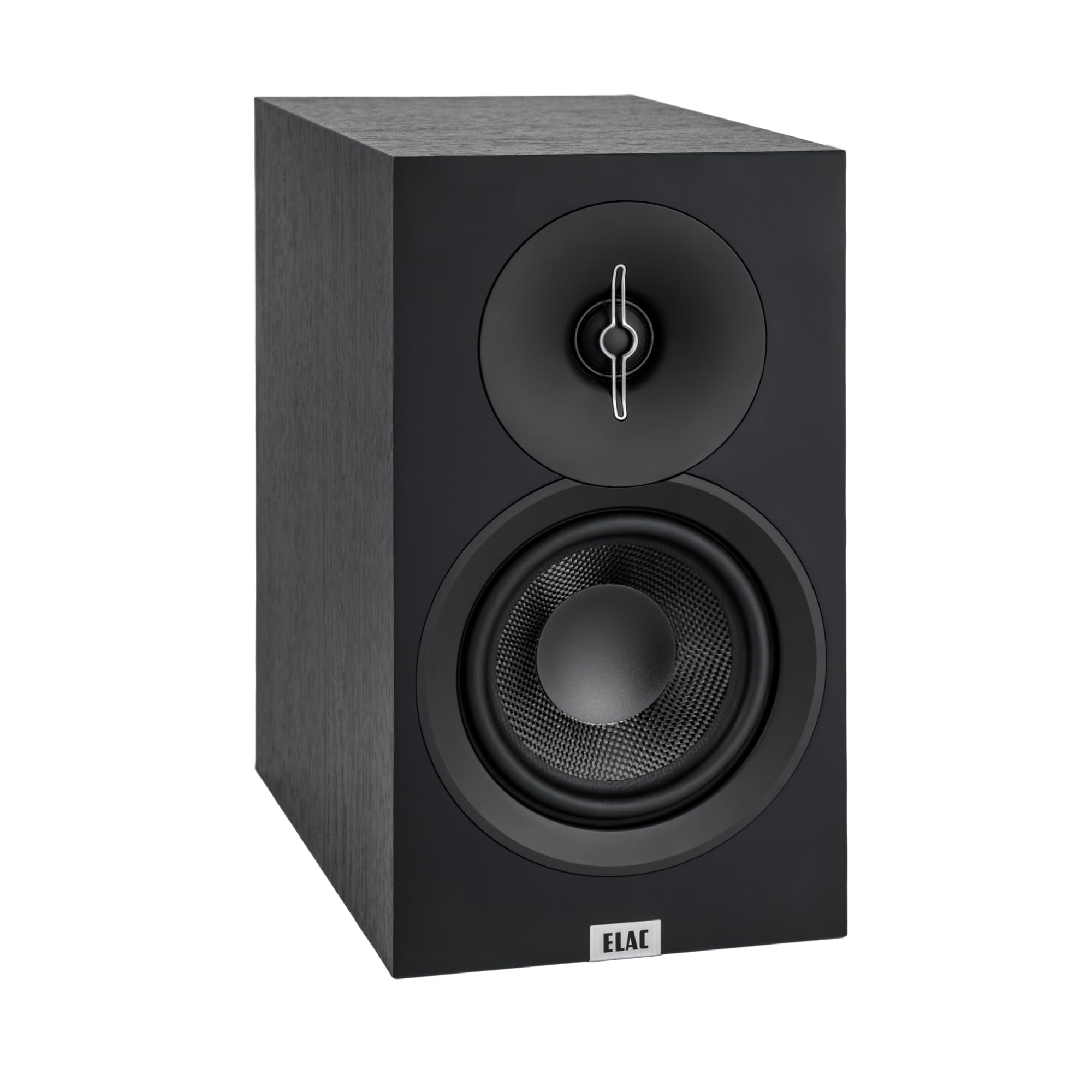ELAC Debut 3.0 DB63-BK Bookshelf Speakers, Black Ash (Pair) - 1