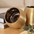 thumbnail image 5 of 2024 Modern Minimalist Ceramic Round Vase Gold For Decorative Succulents In Indoor And, 5 of 5