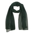 thumbnail image 2 of Bufanda De Gasa De Burbuja Sólida Para Mujer Hijabs Musulmanes Bufanda Para La Cabeza Chales Verde Oscuro Sunnimix Bufanda de mujer Hijab, 2 of 8