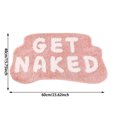 thumbnail image 3 of Mat With Contrast Letter Patterns Non Washable Highly Absorbent Area Rug for Bathroom Hallway Bedroom, 3 of 6