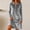 Gray, variant on Dresses for Women Qiggri Women's Velvet Shirt Dress Long Sleeve Collared V Neck Half Button Down Loose Fit Soft Warm Casual Tunic Fall Dress XXL
