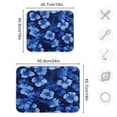 thumbnail image 3 of Kitchen Drying Mat 16x18In Drying Dish Mat Dish Drying Mats Kitchen Countertop Multi-Function Drain Drying Mat Kitchen Table Blue Flower1, 3 of 8