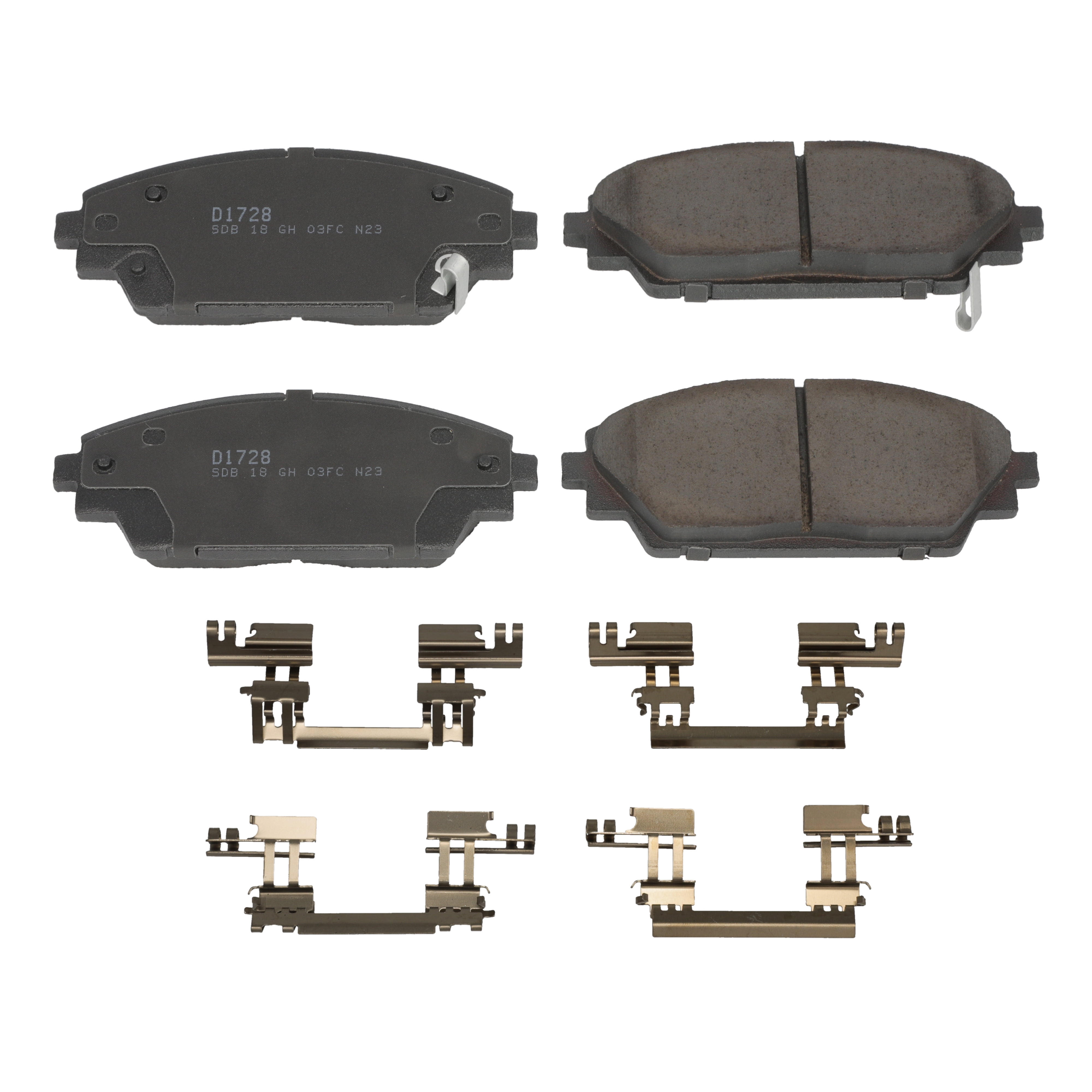 Winstop Brake Pad Set, Front WS.1728.0.C, Mazda 3 2018-2014