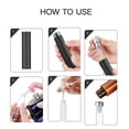 thumbnail image 4 of LISAPACK 8ML Perfume Atomizer Spray Bottle (2 PCS) Empty Cologne Dispenser Portable (Black, Grey), 4 of 6