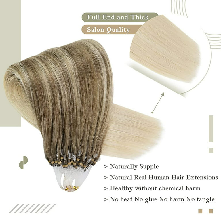 What's the difference between tape in hair extensions and micro beads? –  SDX. Hair Extensions