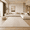 A3-Beige, variant on UNTIMATY 5'x7' Area Rugs for Living Room, Arch Pattern Low Pile Textured Rugs Carpets, Washable Modern Rug for Living Room Bedroom Dining Room, Beige
