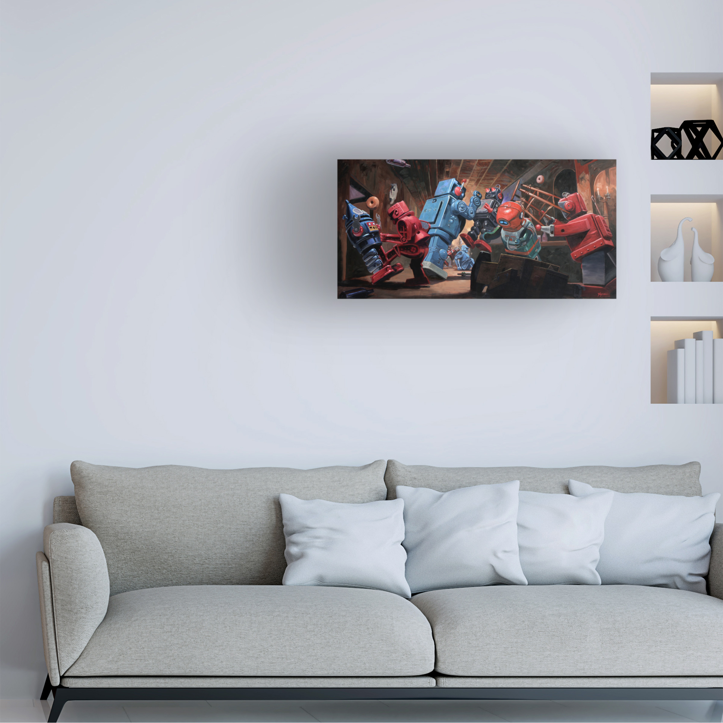 Eric Joyner 'Malfunction' Canvas Art