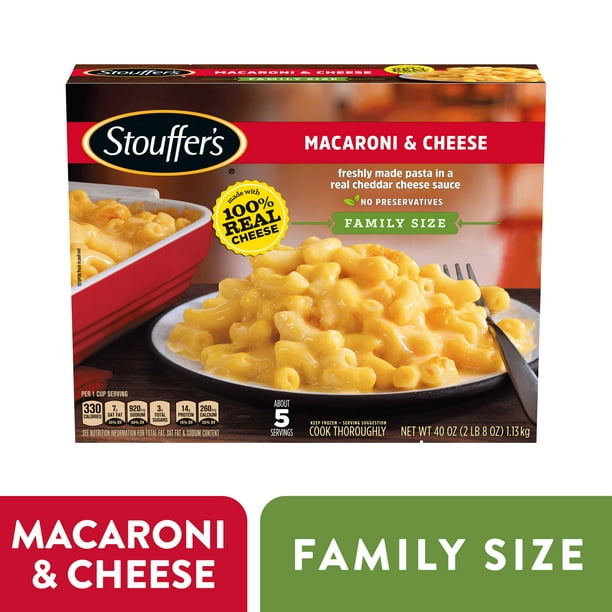 Stouffer's Family Size Macaroni & Cheese Frozen Meal 40 oz. - Walmart