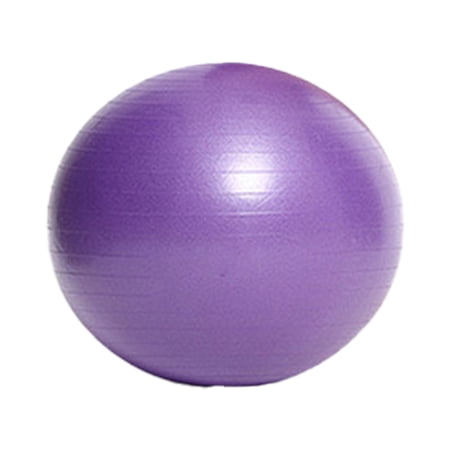 Pilates Ball Exercise Ball Yoga Ball, Stability Ball Chair, Large Gym Grade Birthing Ball for Pregnancy, Fitness, Balance, Workout at Home, Office and Physical Therapy w/Pump，purple