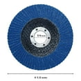 thumbnail image 3 of 28 Pack 4 1/2 Inch Flap Disc Angle Grinder Sanding Disc 60 Grit Flap Sanding Disc Type 27 (28 Pack - 40 grit), 3 of 6