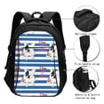 thumbnail image 3 of Balery Bulldog Friend Mochila con carga USB para hombre y mujer - Mochila impermeable y antirrobo para laptop con puerto USB para viajes, trabajo, 3 of 7