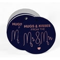 thumbnail image 2 of Inkdotpot Hugs & Kisses From The Wedding Bottle Tag Real Rose Gold Foil Favor Hang Tags Pack Of 100, 2 of 6