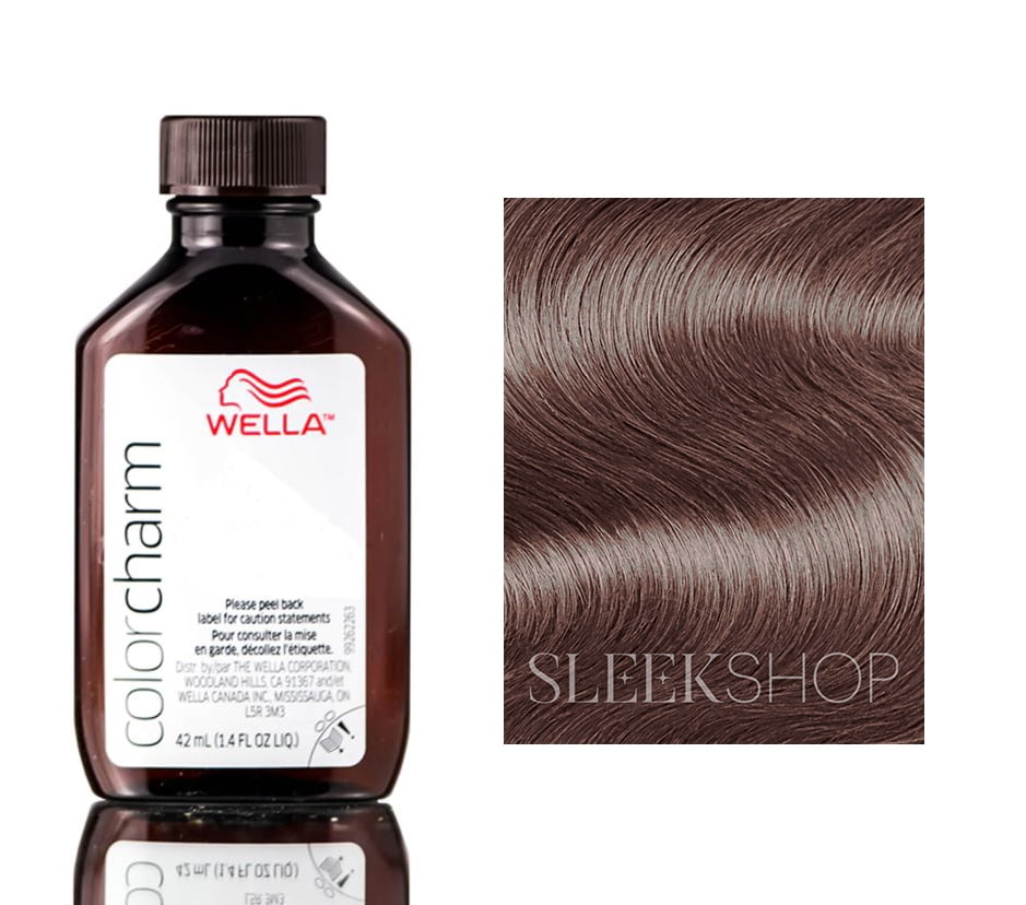 4R/356 Cinnamon Brown , Wella Color Charm LIQUID Permanent Hair color