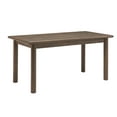 thumbnail image 5 of HQZX 60"Dining Table for 6 Person,Retro Kitchen Table,with Solid Wood Legs，Walnut, 5 of 8